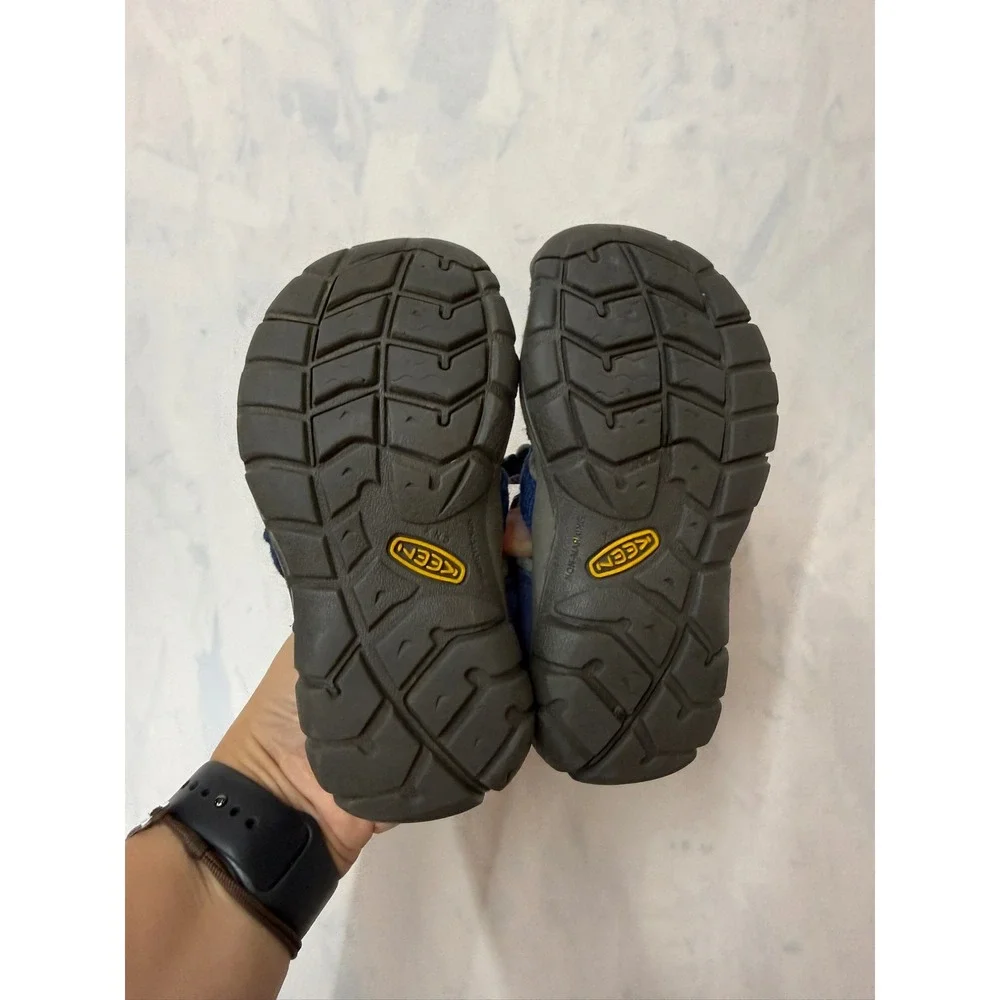 KEEN Toddler 10/11 Blue Gray Adjustable Waterproof Outdoor Hiking Sandals Box8